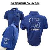 "15 Years of GRASSMEN" Adults Blue Anniversary Polo Shirt "Signature Collection"