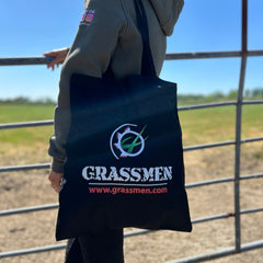 "GRASSMEN" Tote Shopping Bag