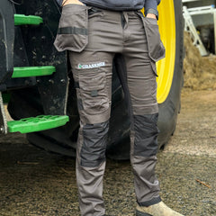 GRASSMEN Adults Work Trouser Xpert Pro Stretch+ Grey/Black