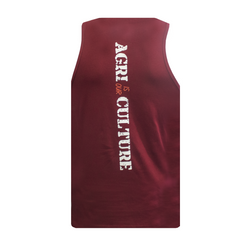 Agri is our Culture Tank Top - Burgundy