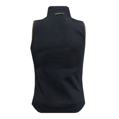 GRASSMEN Men's Artisan Fleece Gilet - Black/Brown