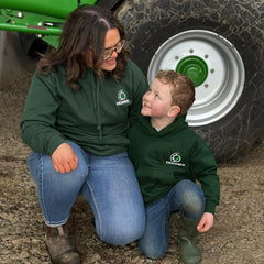 "GRASSMEN" Unisex Adults Bottle Green Hoodie