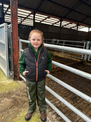 "GRASSMEN" Kids Waterproof Trousers Green