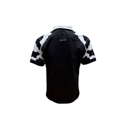 GRASSMEN Black & White Cow Print - Kids Unisex Rugby Top
