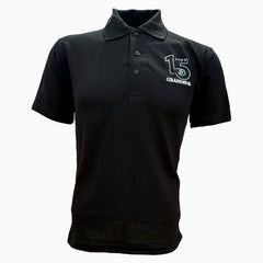 "15 Years of GRASSMEN" Adults Black Anniversary Polo Shirt