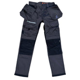 GRASSMEN Adults Work Trouser Xpert Pro Stretch+ Grey/Black
