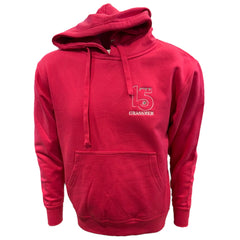 "15 Years of GRASSMEN" Adults Pink Anniversary Hoodie "Signature Collection"