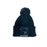 "15 Years of GRASSMEN" Anniversary Bobble Hat Black