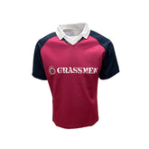 GRASSMEN Pink, Navy & White - Kids Unisex Rugby Top