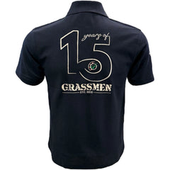 "15 Years of GRASSMEN" Adults Navy Anniversary Polo Shirt "Signature Collection"