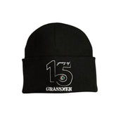 "15 Years of GRASSMEN" Anniversary Beanie Hat Black