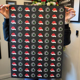 GRASSMEN Christmas Gift Wrap 70cm x 50cm Sheet