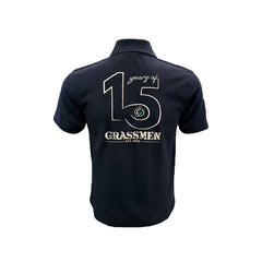 "15 Years of GRASSMEN" Kids Navy Anniversary Polo Shirt "Signature Collection"