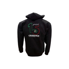 "15 Years of GRASSMEN" Kids Black Anniversary Hoodie