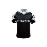 GRASSMEN Black & White Cow Print - Kids Unisex Rugby Top