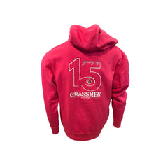 "15 Years of GRASSMEN" Kids Pink Anniversary Hoodie "Signature Collection"