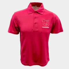 "15 Years of GRASSMEN" Adults Pink Polo Shirt "Signature Collection"