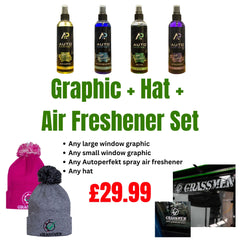 Graphic + Hat + Air Freshener Set