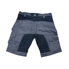 GRASSMEN Xpert Pro Stretch+ Holster Pocket Work Shorts Grey/Black