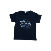 "Fun on the Farm" Novelty Kids Black T-Shirt