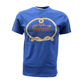"Held together with TWINE and a prayer" Novelty Adults Royal Blue T-Shirt
