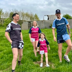 GRASSMEN Black & White Cow Print - Adults Unisex Rugby Top