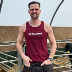 Agri is our Culture Tank Top - Burgundy