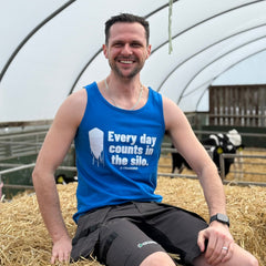 Every day counts in the silo Tank Top - Royal Blue