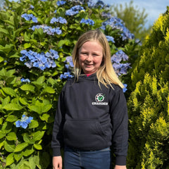 "Massey Ferguson 6290" Kids Navy Hoodie - DTF Print