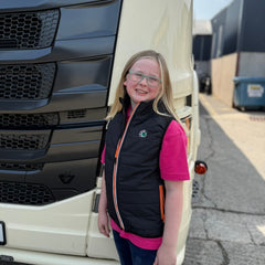 "GRASSMEN" Kids Rip Stop Black Bodywarmer