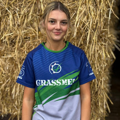 Adults 2025 Blue, Green & Grey Rugby Top - Agri is our Culture