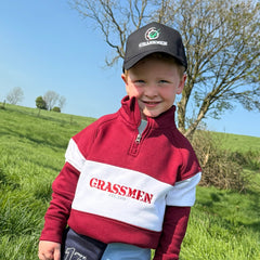 "GRASSMEN" KIDS TRUCKER BASEBALL CAP