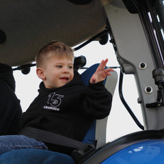 "15 Years of GRASSMEN" Kids Black Anniversary Hoodie