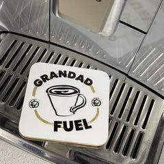 “GRANDAD FUEL” Wooden Coaster