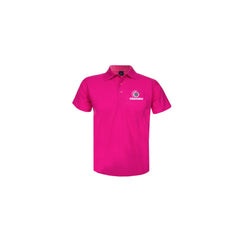 "GRASSMEN" Unisex Kids Pink Polo Shirt