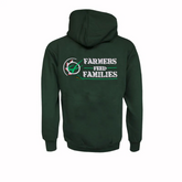 "Farmers Feed Families" Kids Bottle Green Hoodie