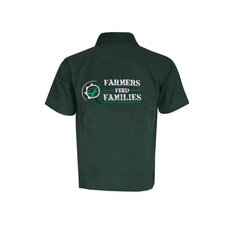 "Farmers Feed Families" Kids Bottle Green Polo Shirt