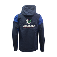 "GRASSMEN" Adults Prime Softshell Jacket Navy/Cobalt
