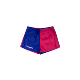 GRASSMEN Blue & Pink - Kids Unisex Harlequin Two Toned Shorts
