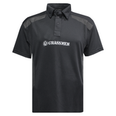 GRASSMEN Xpert Pro Stretch Polo Shirt Black/Grey