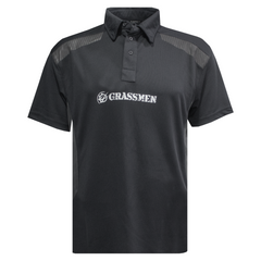 GRASSMEN Xpert Pro Stretch Polo Shirt Black/Grey