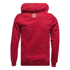 "GRASSMEN" LUX. Unisex Adults Hoodie Ruby Red