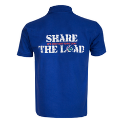 Share the Load Standard Unisex Adults Royal Blue Polo Shirt