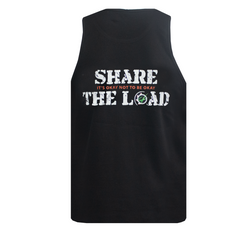 Share the Load Standard Tank Top - Black