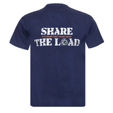 Share the Load Standard Navy T-Shirt