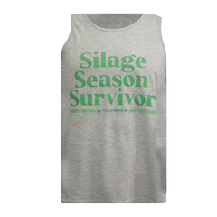 Silage Season Survivor Tank Top - Heather Grey