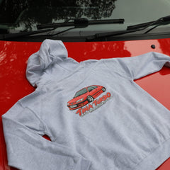 LIMITED EDITION – GRASSMEN Tina Turbo Peugeot 306 D-Turbo Kids Hoodie Heather Grey