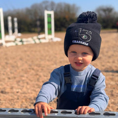 "15 Years of GRASSMEN" Anniversary Bobble Hat Black