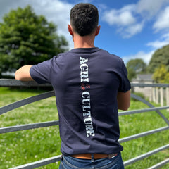"Agri is our Culture" LUX. Adults Navy T-Shirt