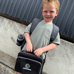 "GRASSMEN" Black Lunch Bag